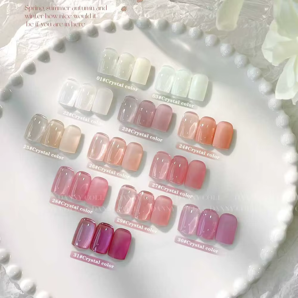 Ensemble de Verhéritage à Ongles Gel de Style Coréen