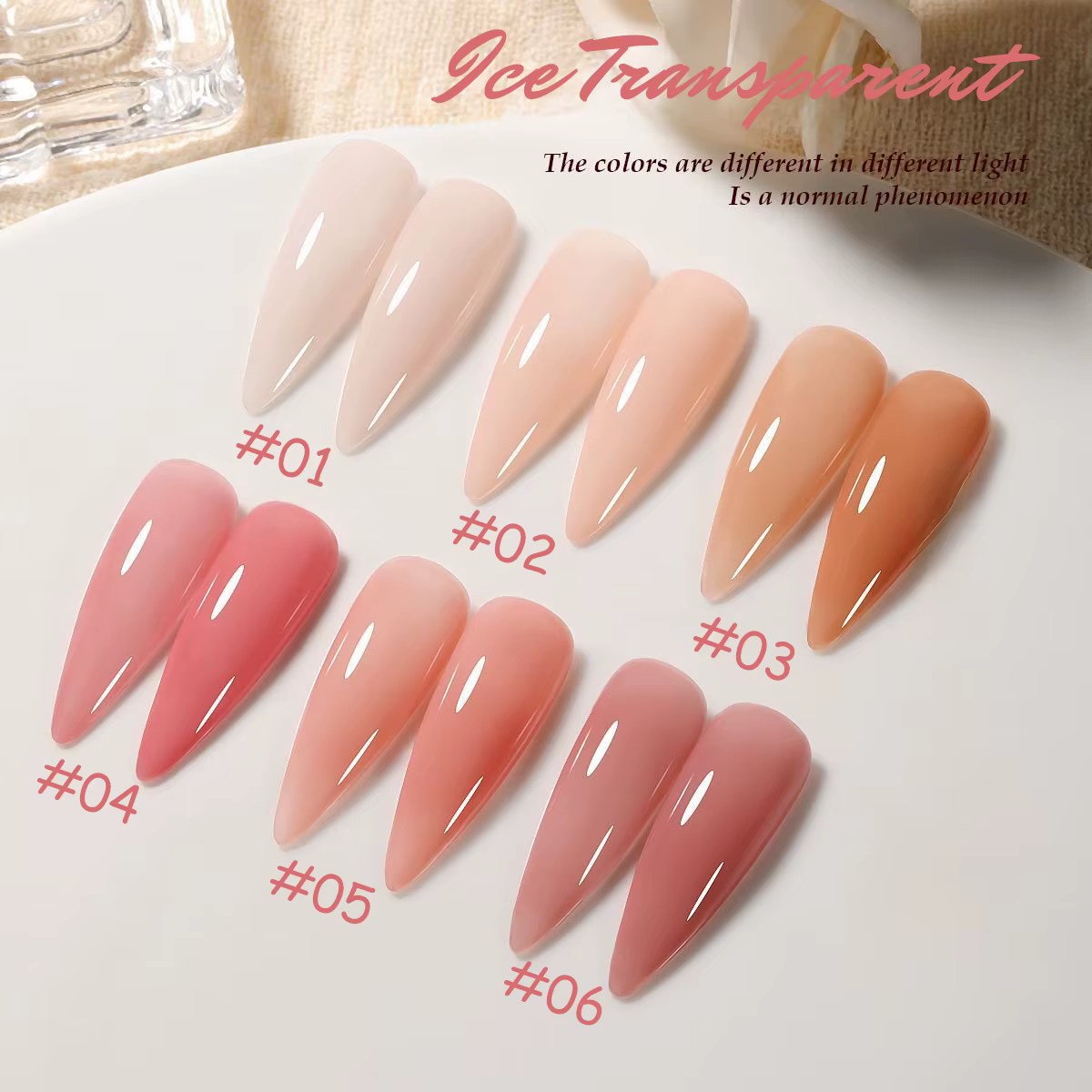 SHAKA 10 ml nouveau populaire glace rose vernis à ongles Gel ensemble Semi Permanent Nail Art trempage UV LED Salon de