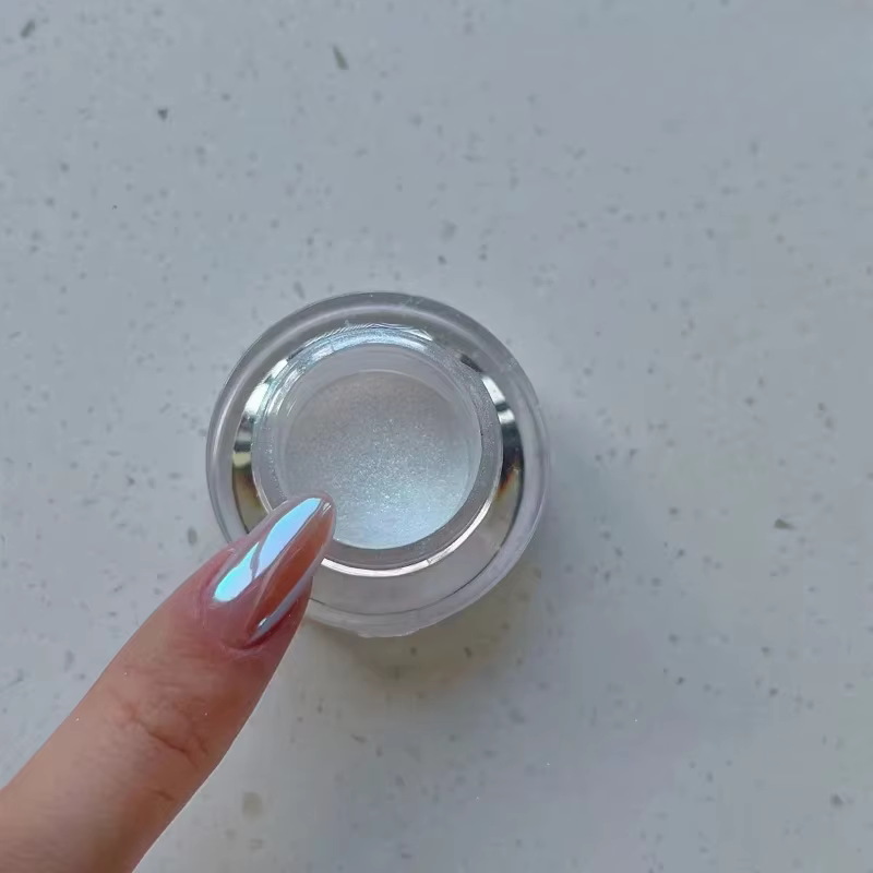 Lune clair de lune perle miroir magique poudre Aurora ongles poudre paillettes poussière Chrome bricolage Aurora manucure poussière Nail Art décoration