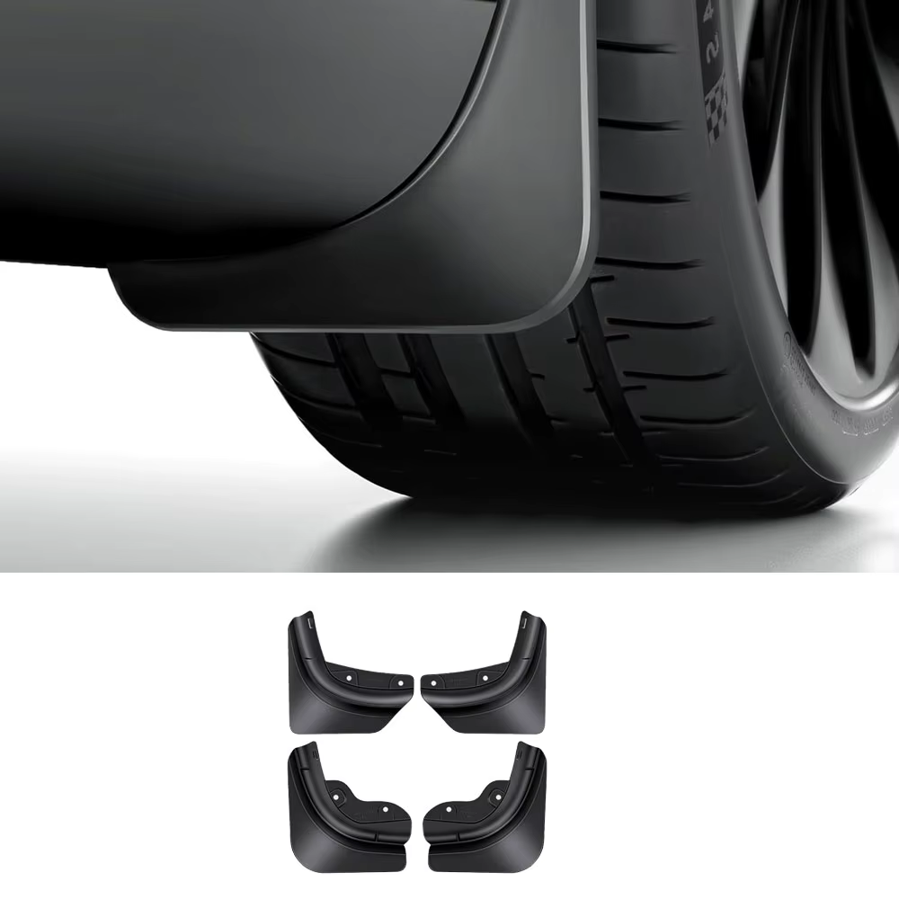 Accessoires pour Tesla Model Y Model 3 Highland 2026 : Garde-boue de qualité militaire toutes saisons pour une protection optimale de la peinture et une propreté garantie