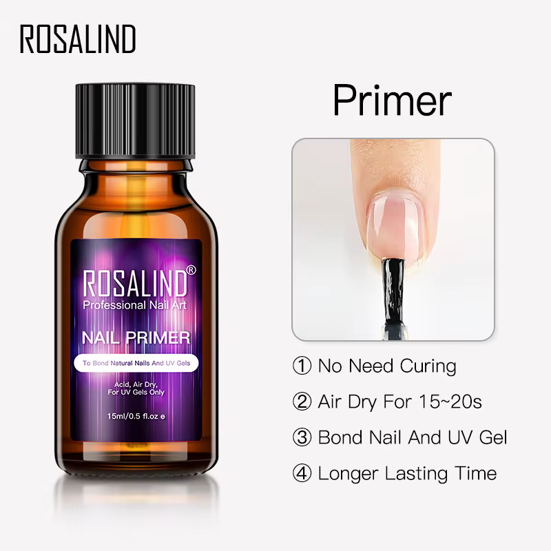 Rosalind 15ml vernis à ongles adhésif fonctionnel couche de finition mate