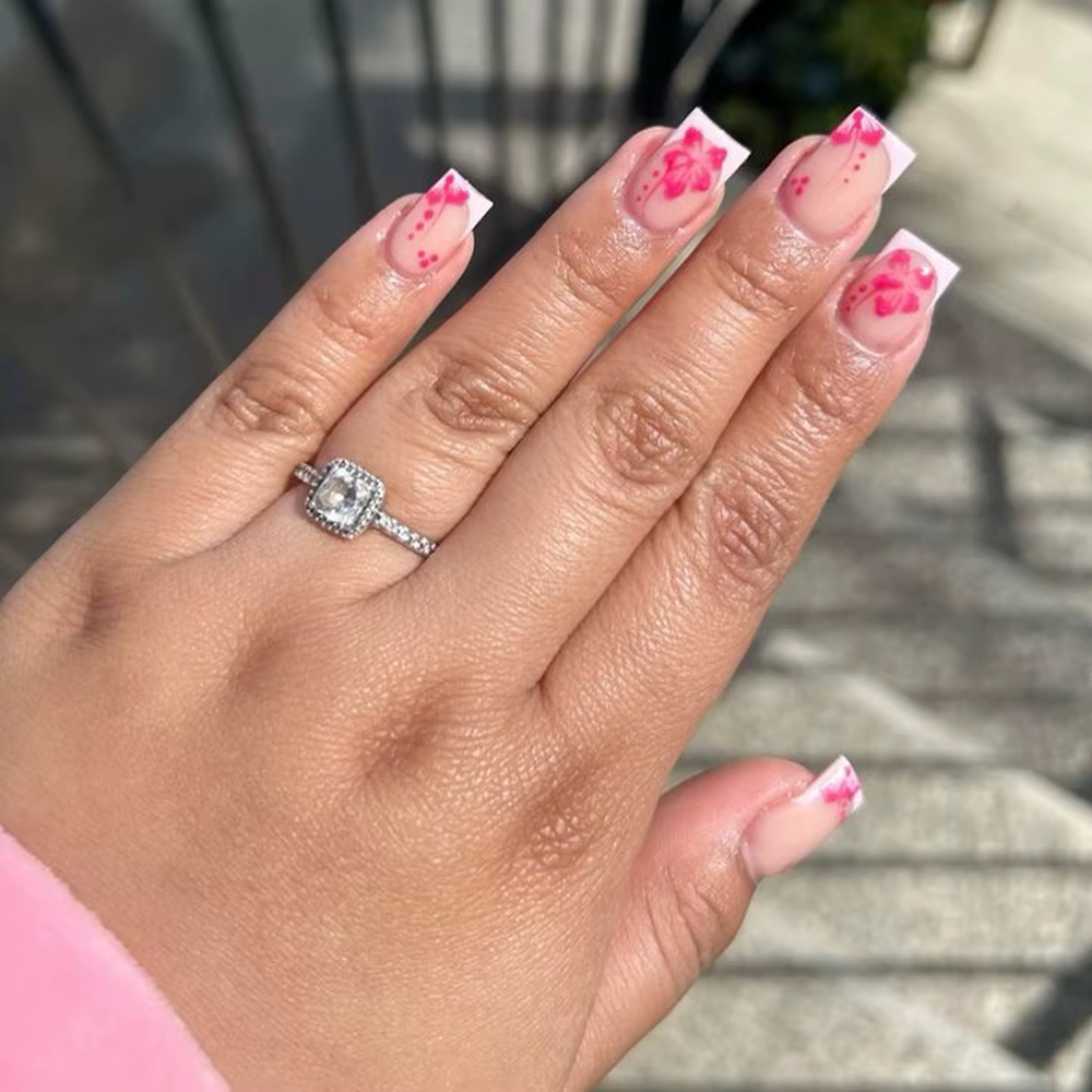 Faux ongles couleur chair