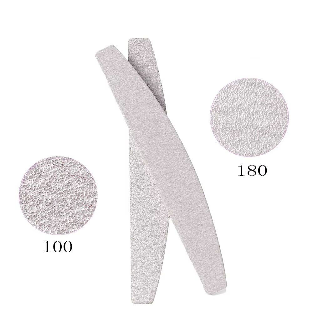 Lot de 5 limes à ongles professionnelles pour ongles naturels