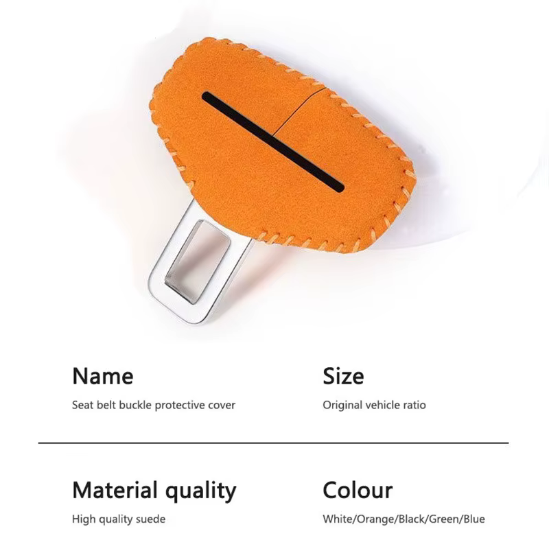 Couverture de boucle de ceinture de sécurité avec logo de voiture, accessoire intérieur pour Alpine Esprit Logo Duster Scenic Megane GT Clio Captur Kwid Kadjar