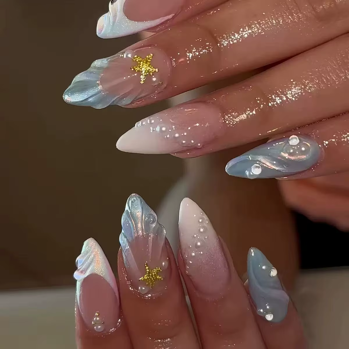 Faux ongles press-on faits main