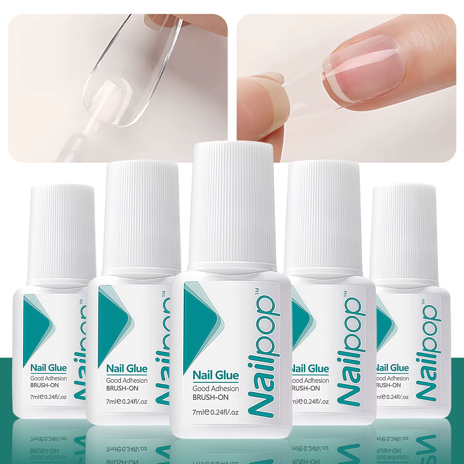 Nailpop – colle à ongles 2/5 pièces