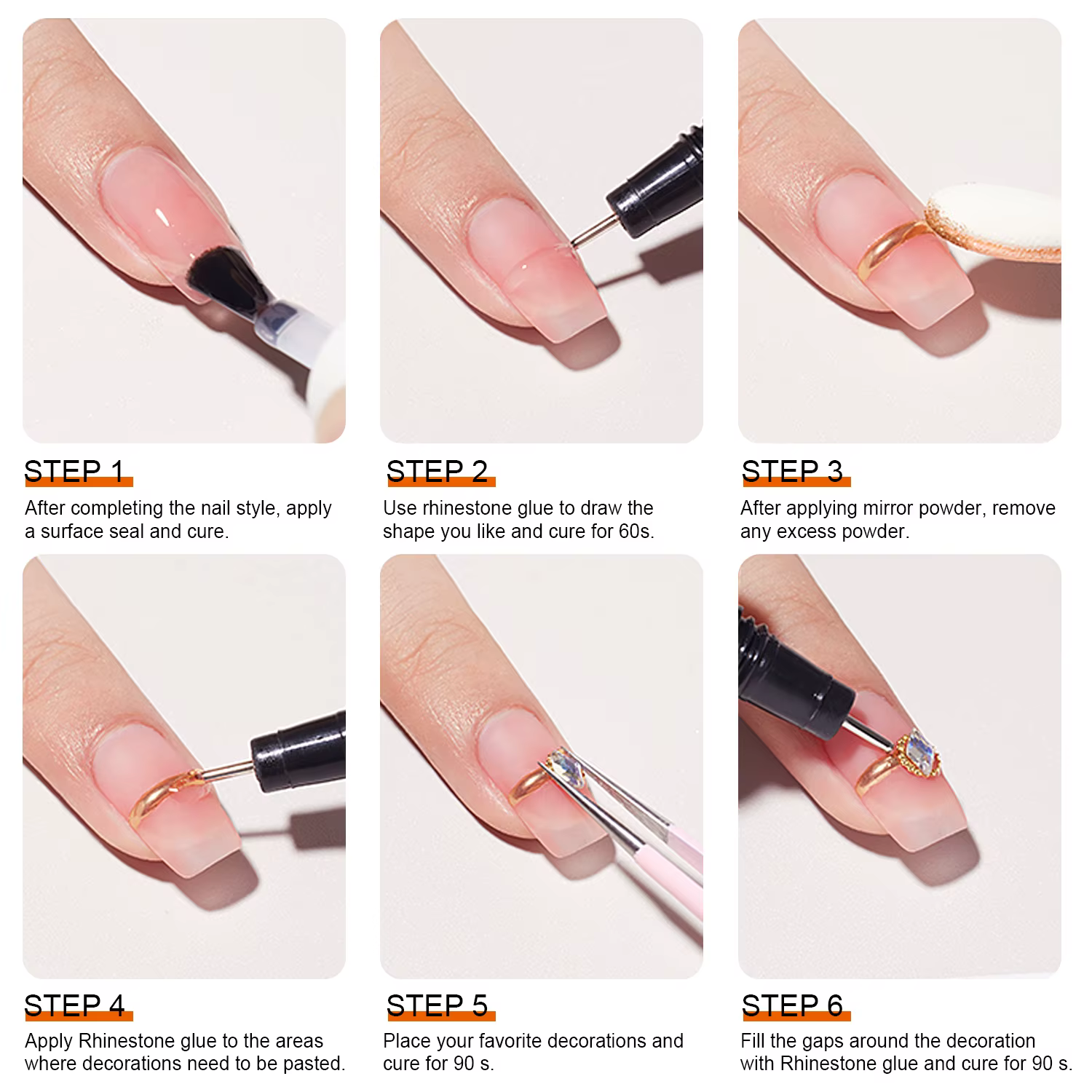 Colle à ongles Gel 15mL pour strass pour ongles