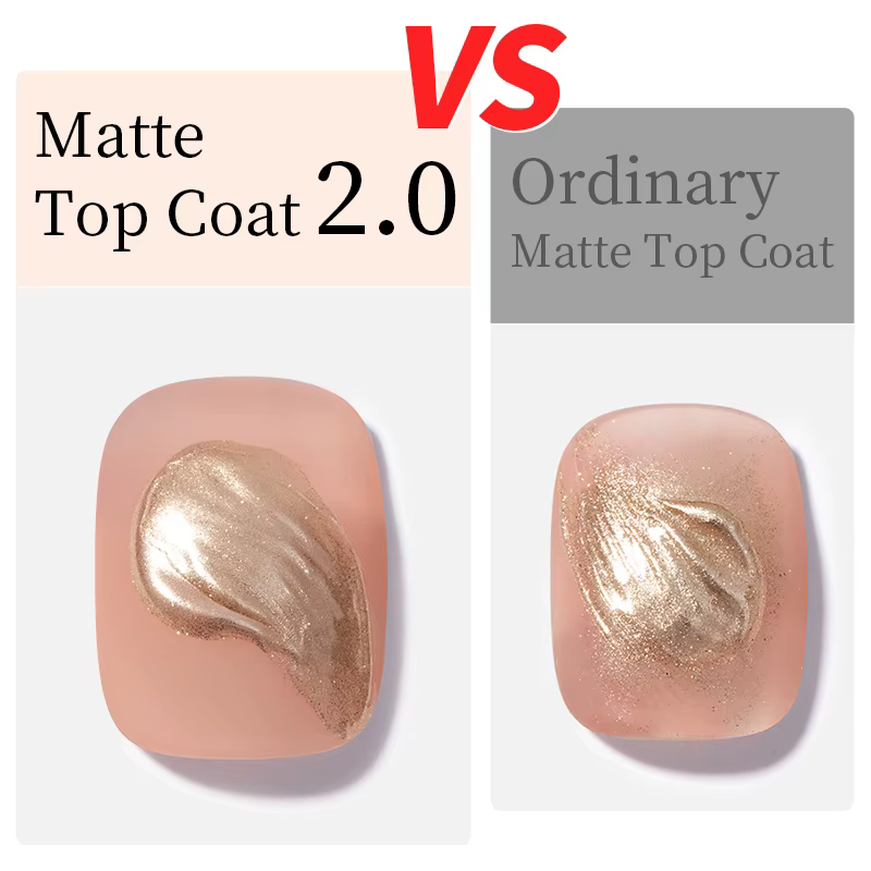 AWStorG 15ml mat couche de finition 2.0 poudre antiadhésive vernis à ongles