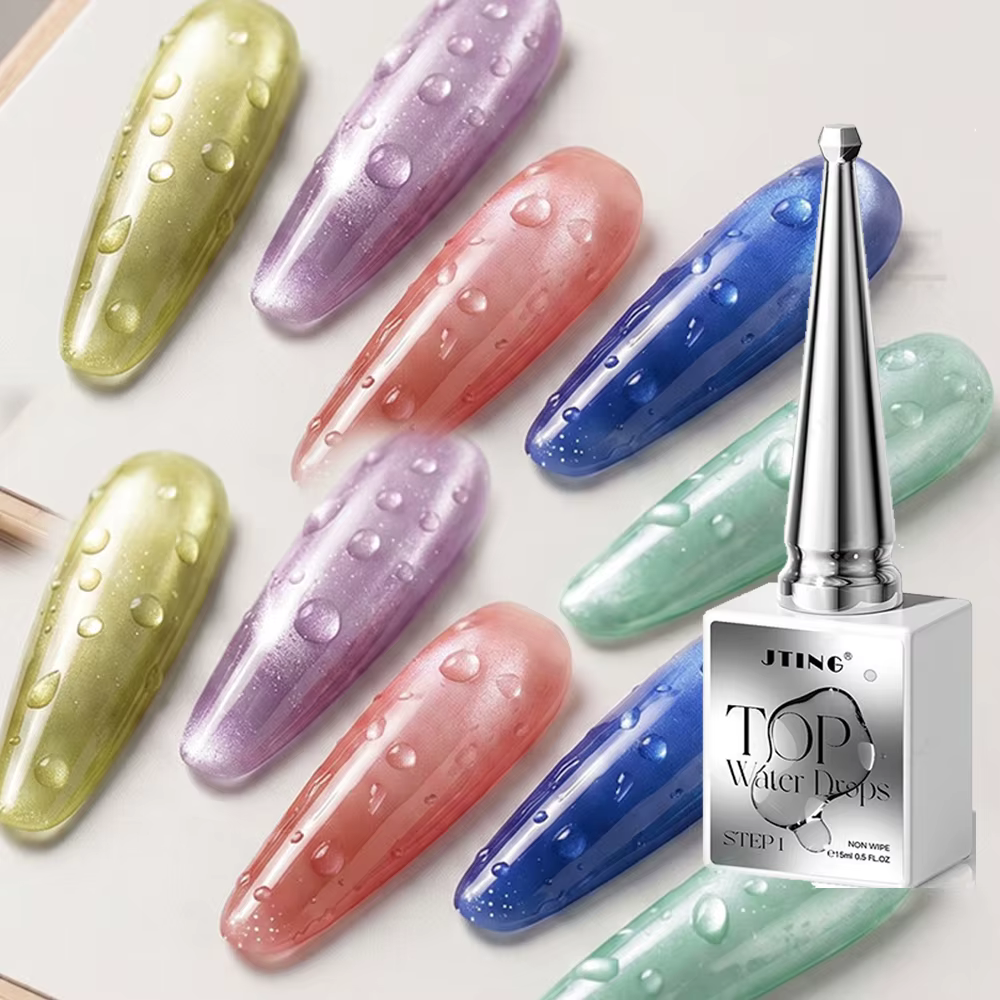 Gel de finition transparent effet goutte d'eau 15ml pour l'été
