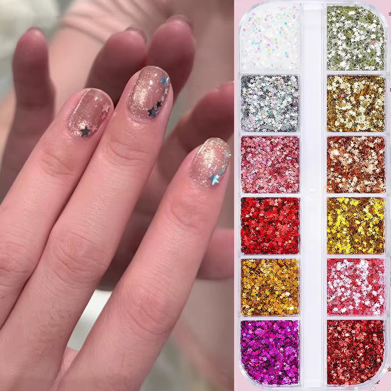Mélange de paillettes pour ongles