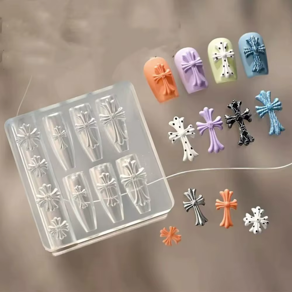 Moule à ongles 3D en silicone