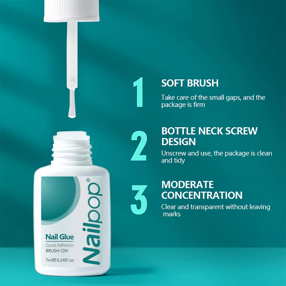 Nailpop – colle à ongles 2/5 pièces