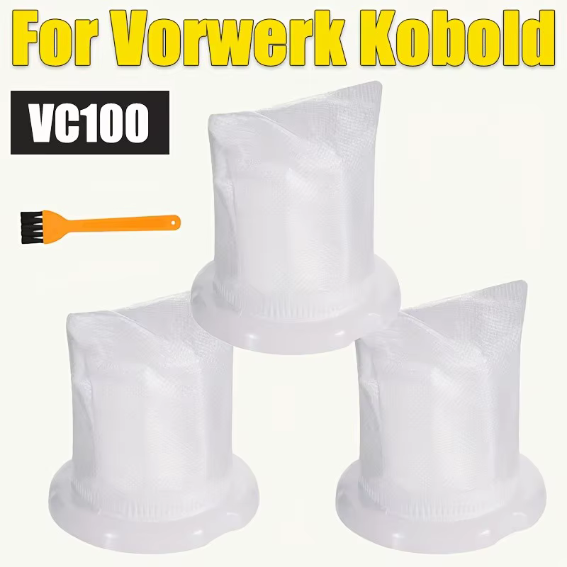 Kit de remplacement de filtre HEPA interne souple pour aspirateur à main Vorwerk Kobold VC100