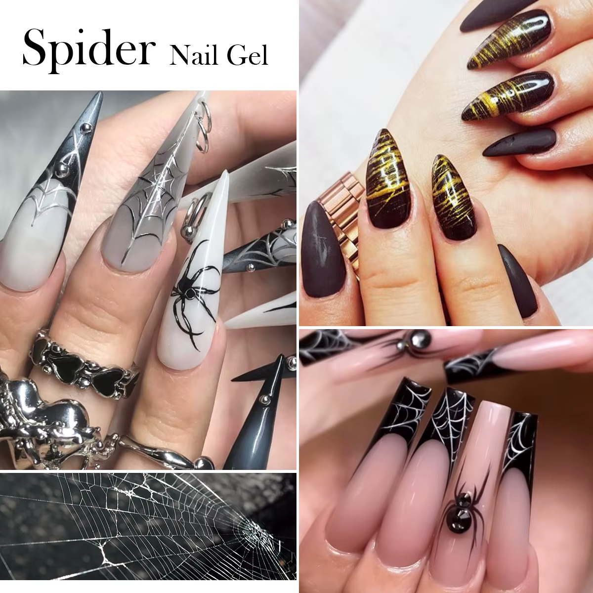 Kit de peinture araignée pour ongles