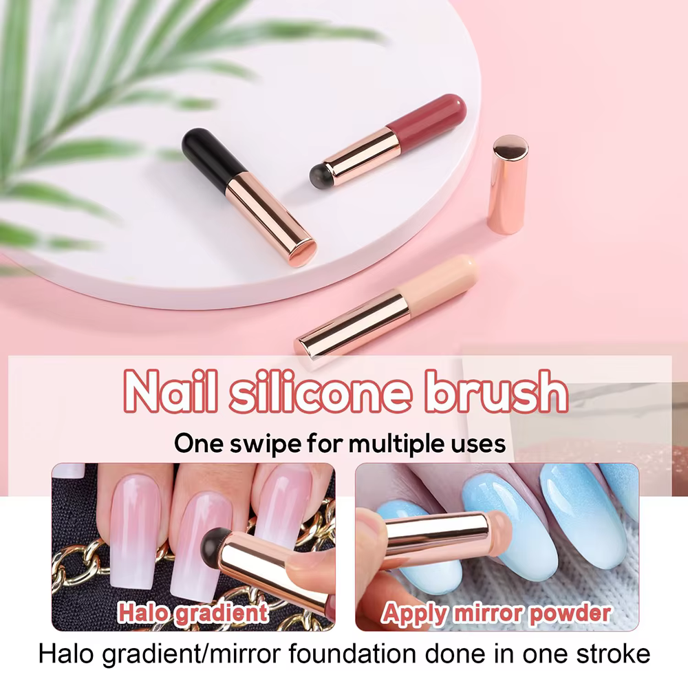 Brosse en Silicone pour Nail Art ombré