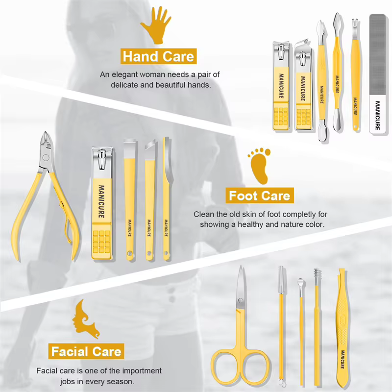 Ensemble de manucure 16 en 1