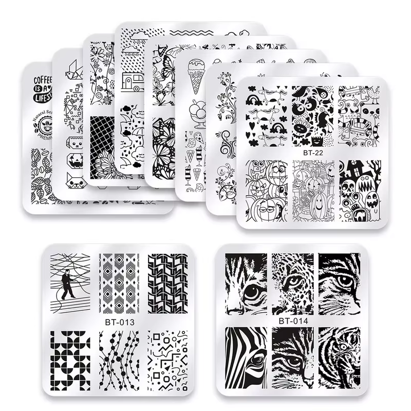 Plaques d'Estampage pour Ongles