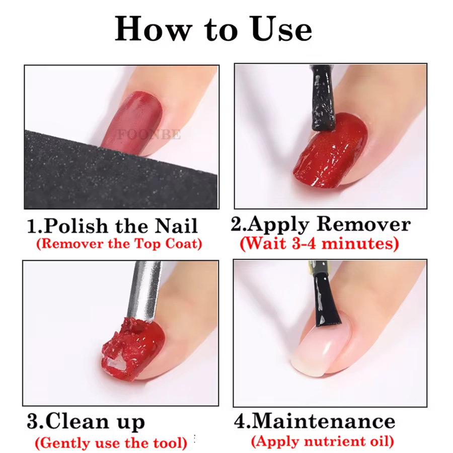 Dissolvant magique vernis à ongles Gel