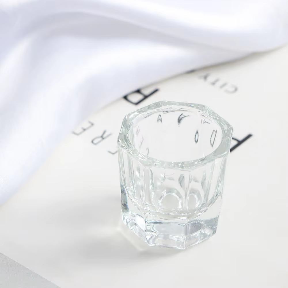 Récipient Octogonal en Verre pour Liquide