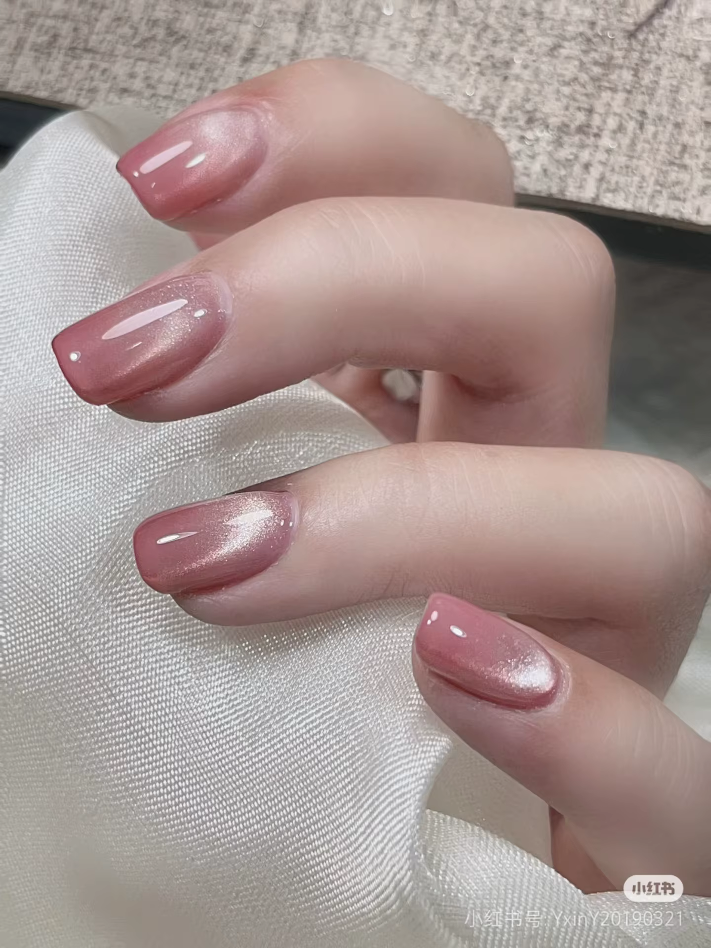 1-6 pièces SHAKA automne ongles glace Transparent rose bleu rouge perle de verre oeil de chat Gel vernis à ongles 2025 blanchiment populaire Salon de manucure