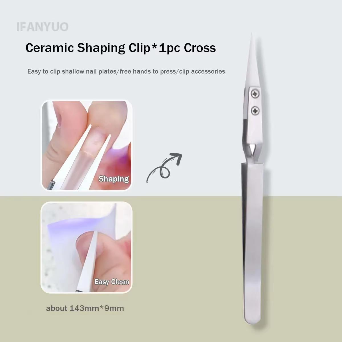 Pince à ongles tête en céramique