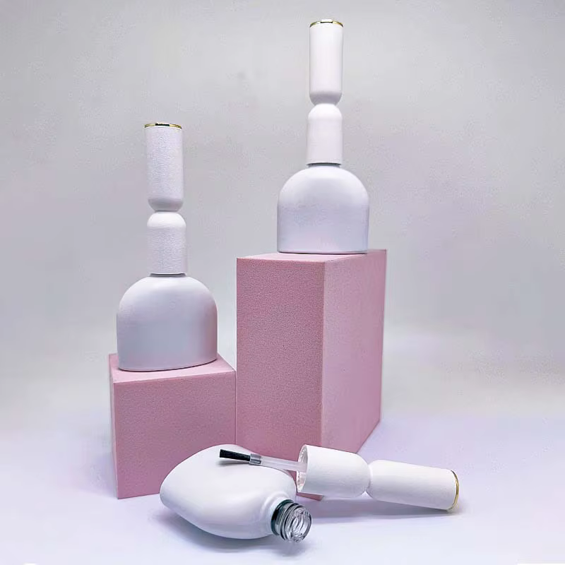 Mini Bouteille en Verre avec Brosses pour Verhéritage à Ongles