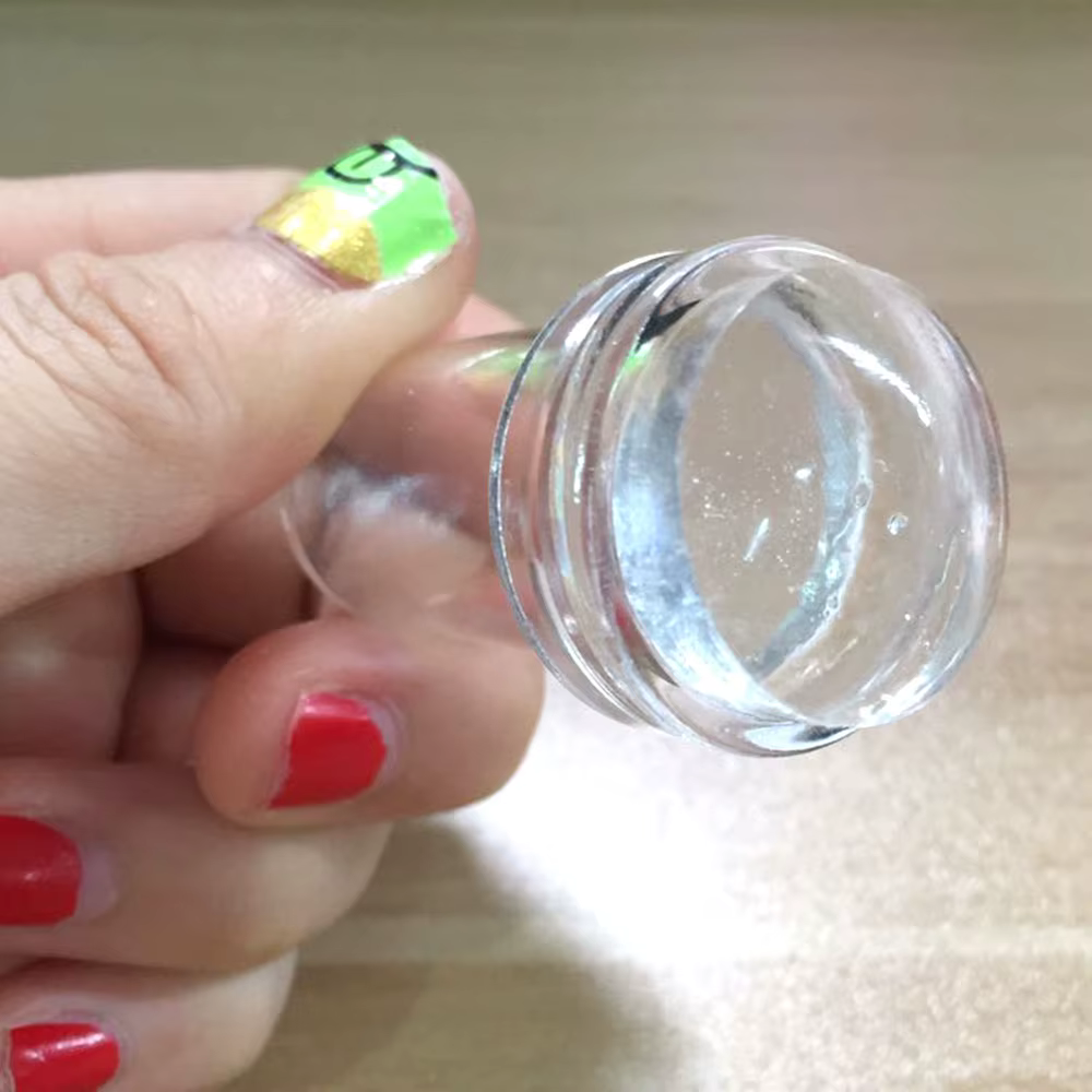 Kit d'estampage pour Nail Art en Silicone Transparent
