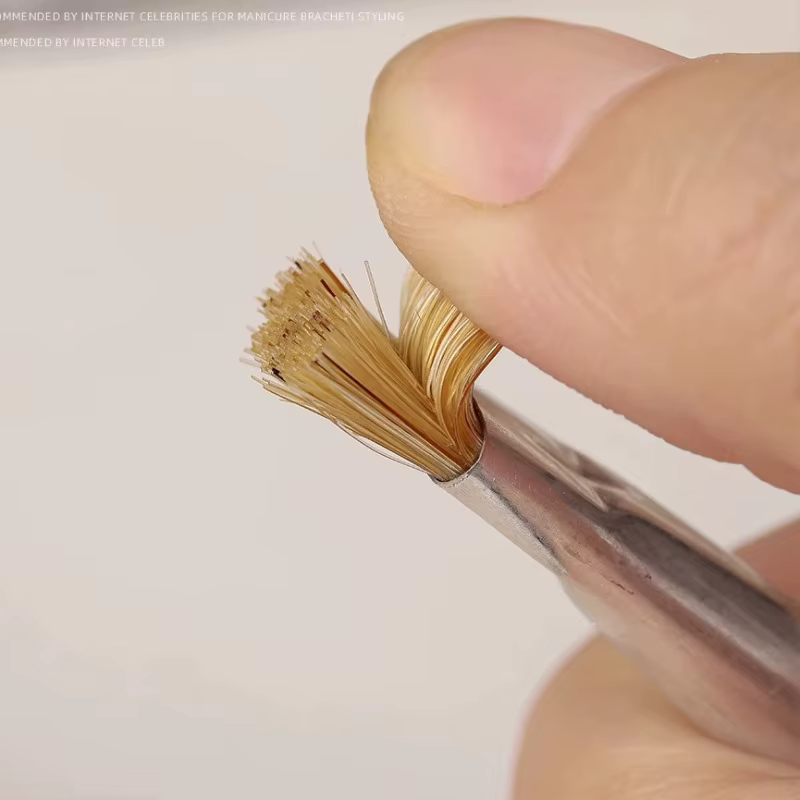 Pinceau à texture brossée pour nail art
