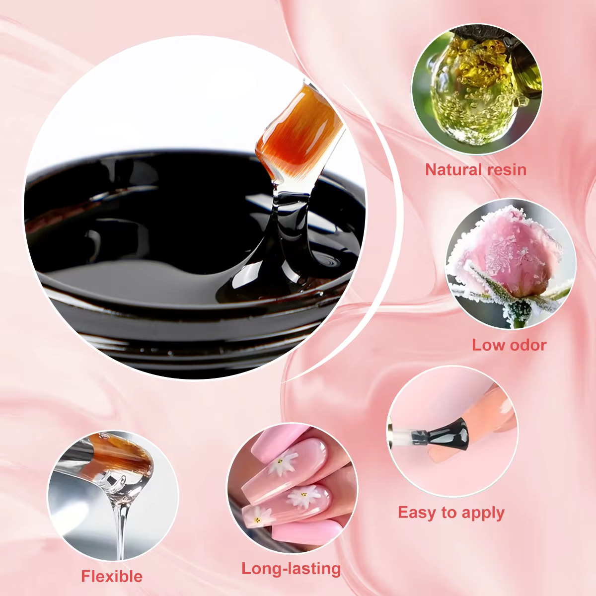 Kit de gel pour extension d'ongles NOCIS