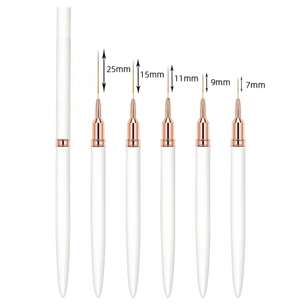 Ensemble de 5 pinceaux professionnels pour ongles