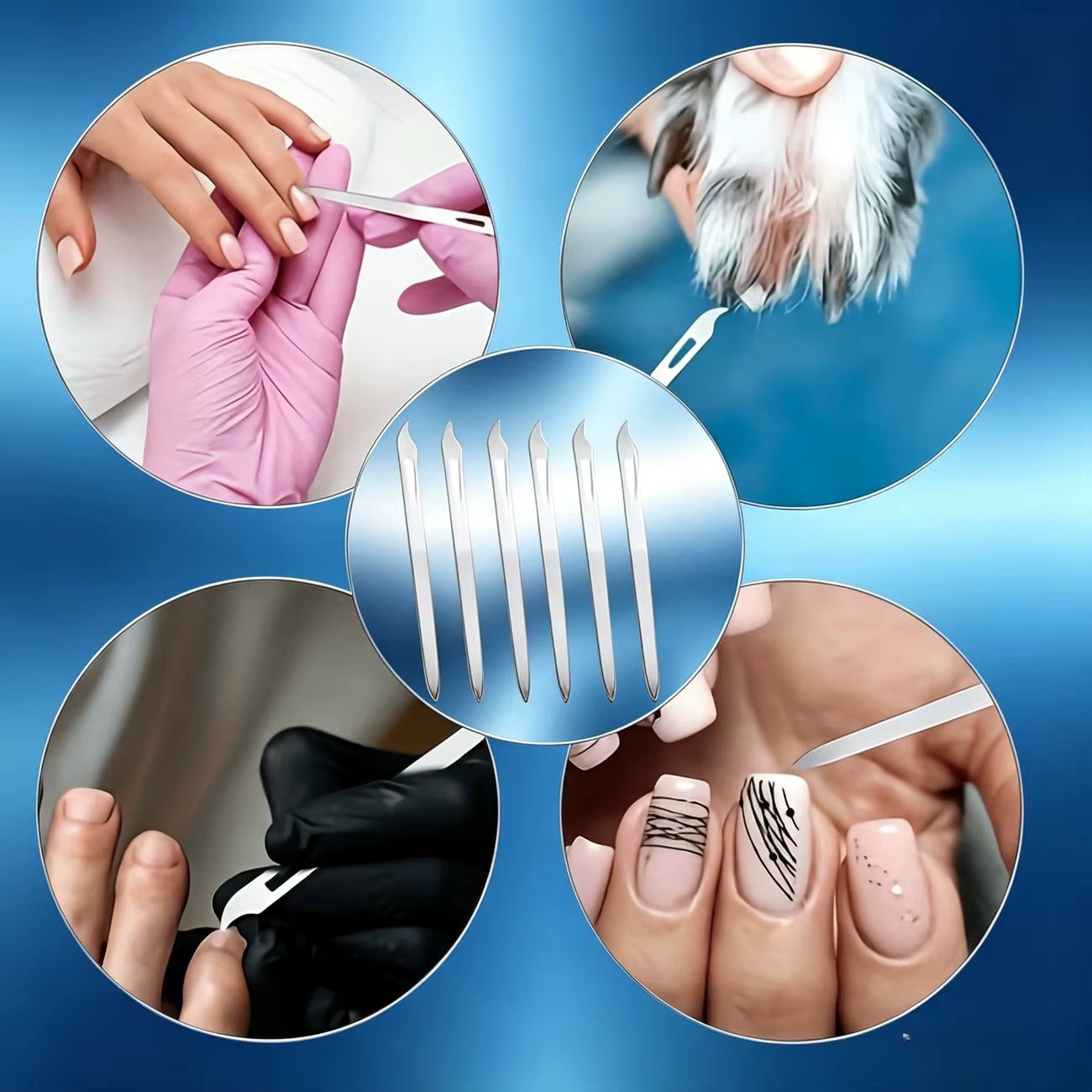 Ensemble de 10 limes à ongles