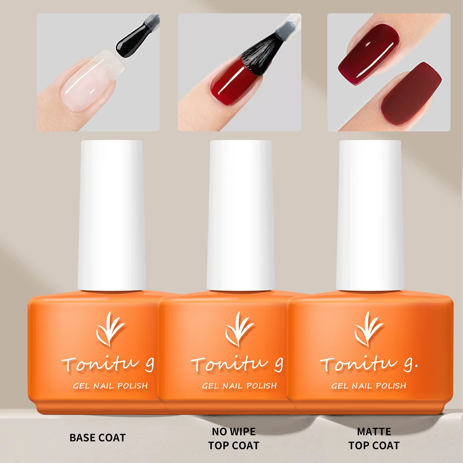 Tonitu G 7 ml Gel pour ongles couche de finition
