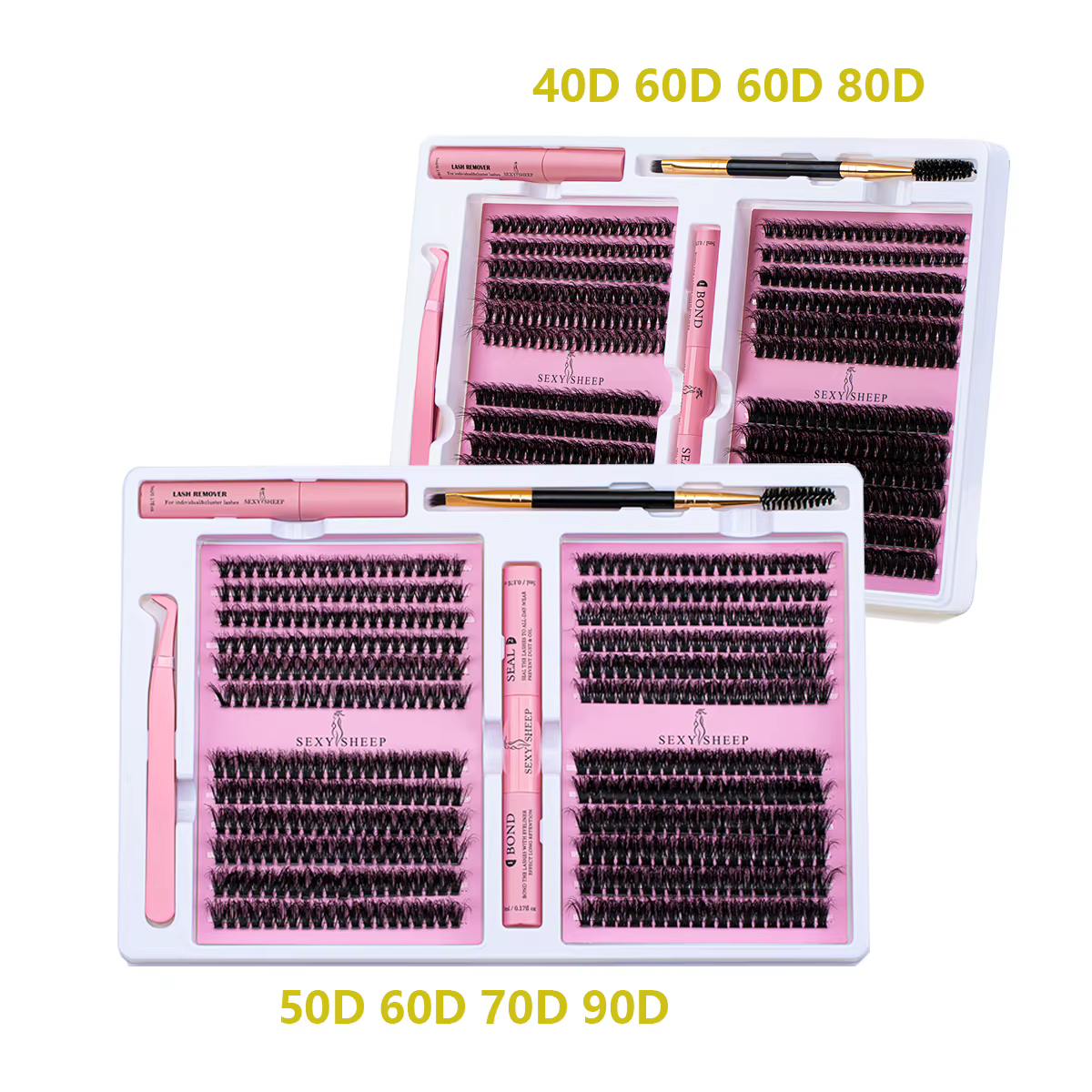 Bricolage faux cils grappes Extensions