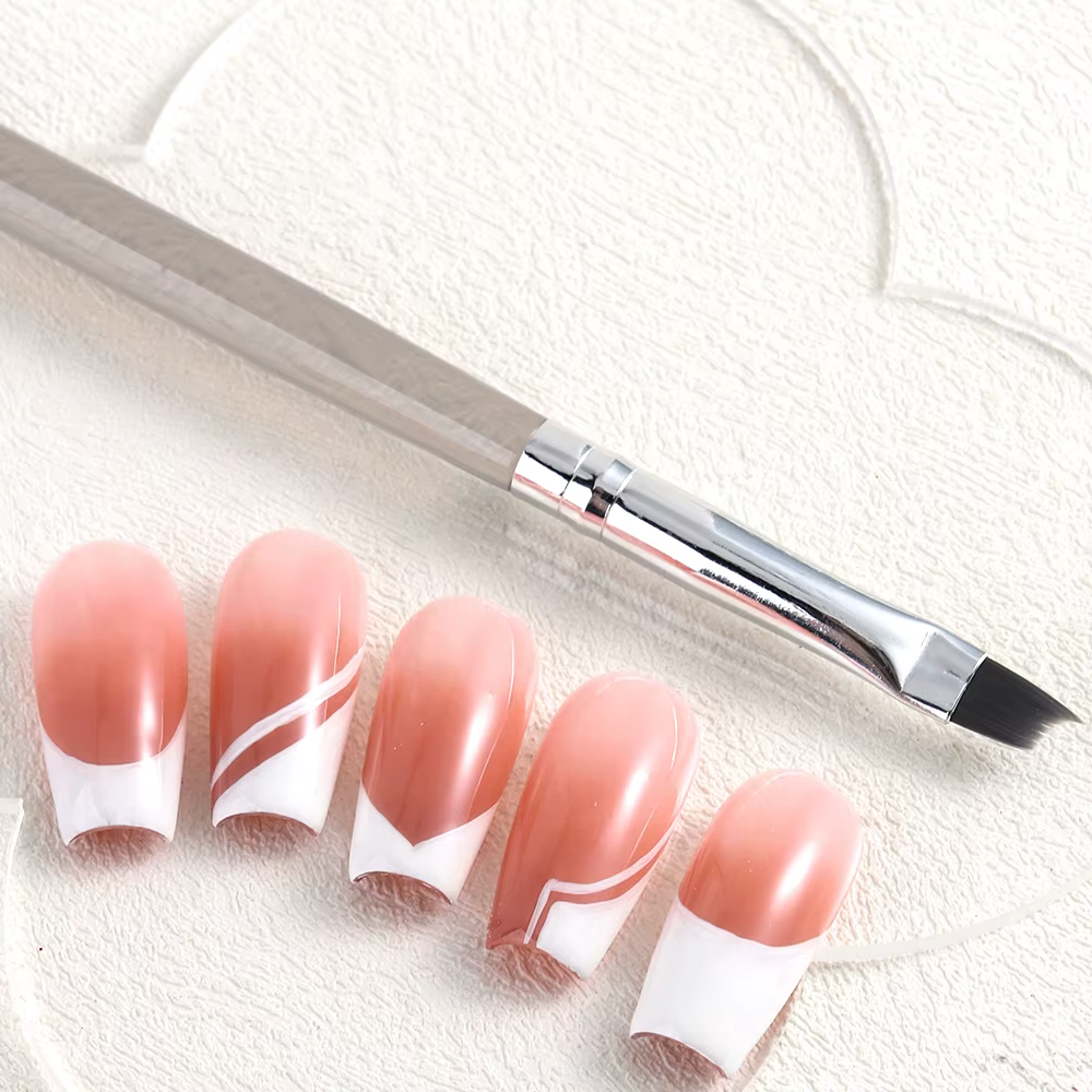 Pinceaux pour nail art français, pour créer divers motifs de manucure française linéaire, pour les débutants et les salons de manucure professionnels
