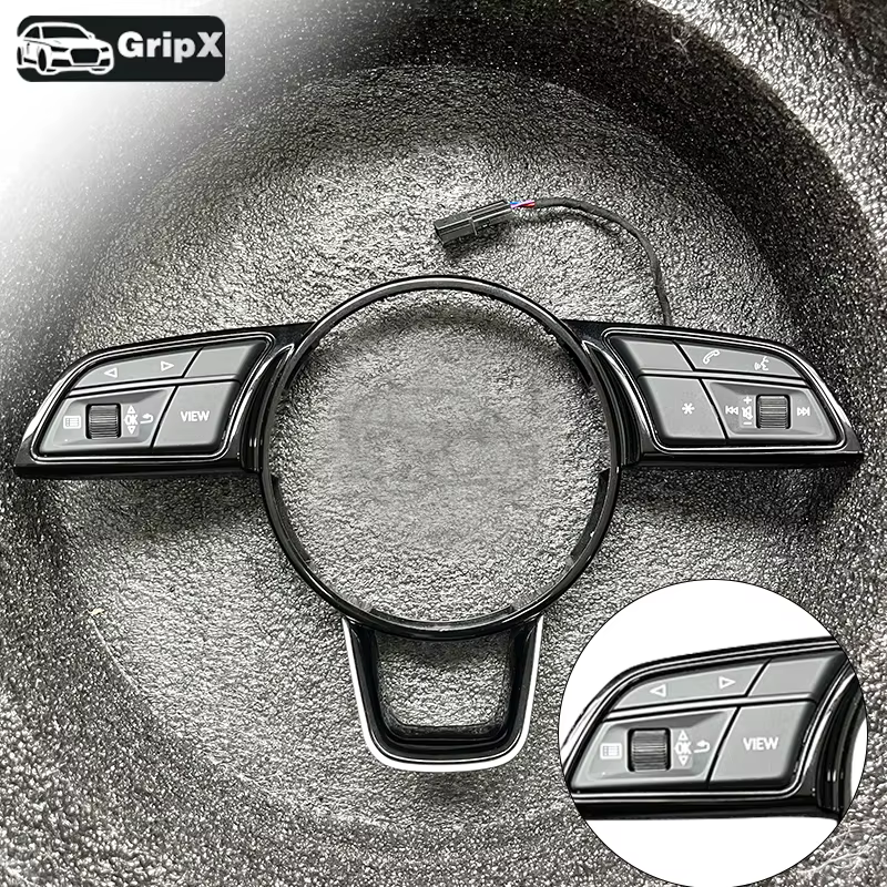 Pour Audi A4 B9 A3 8Y, accessoires de voiture cadre de direction adapté aux boutons multifonctionnels, accessoires de volant