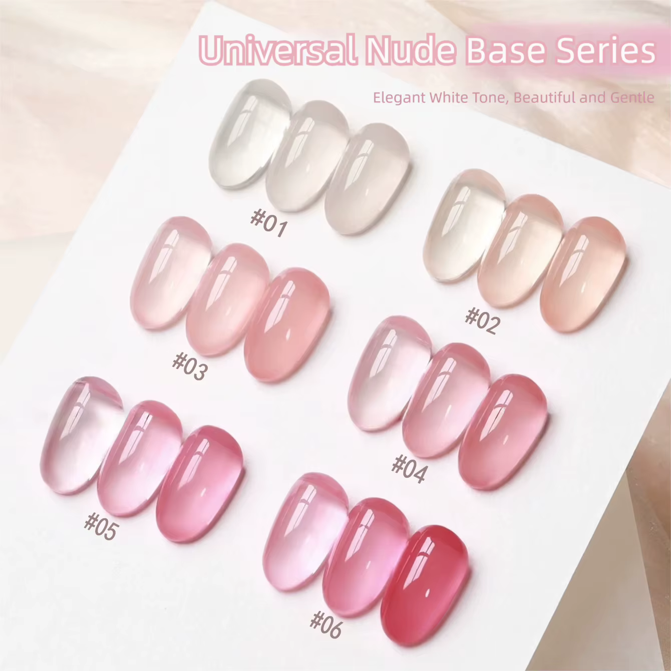 MIANEL 10ML 1-9PCS Gel clair effet blanchissant