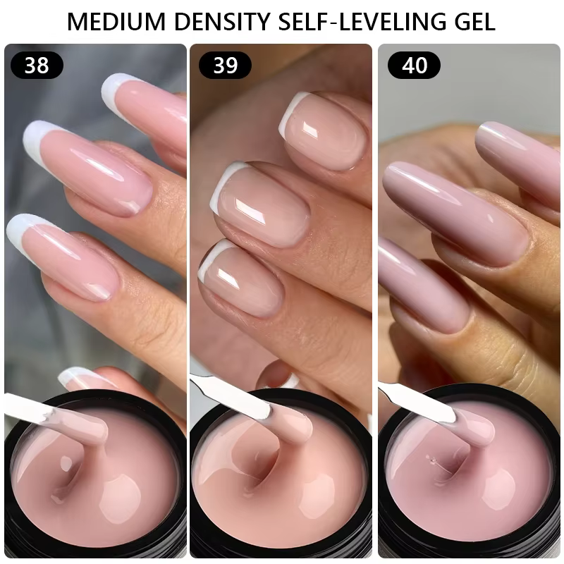 MSHARE 50ml naturel ongles Gel constructeur Nalil Tpo gratuit auto-nivelant Gel pour Extension d'ongle Construction rose ombre UV Led Gel