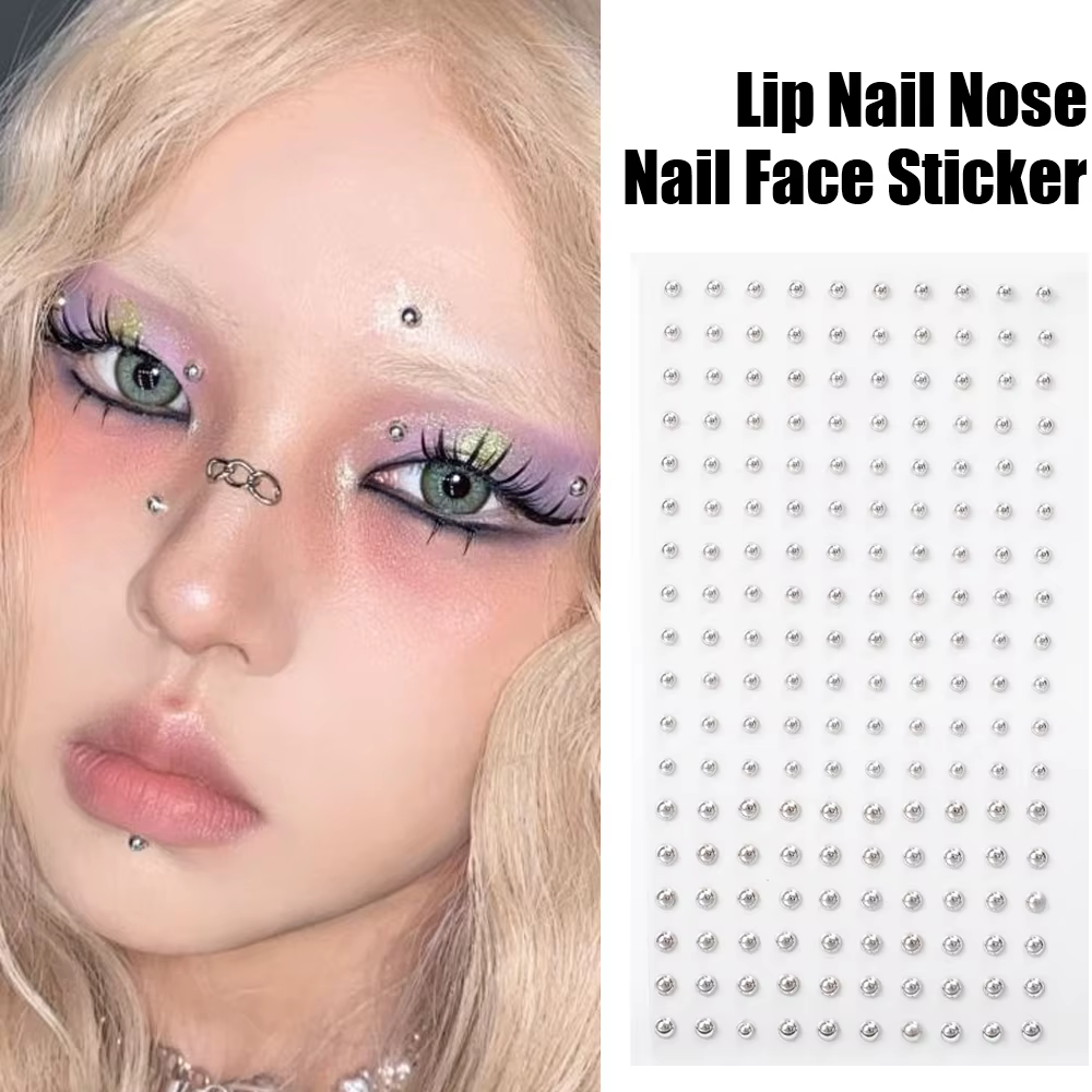 Autocollant pour ongles à lèvres Non Piercing