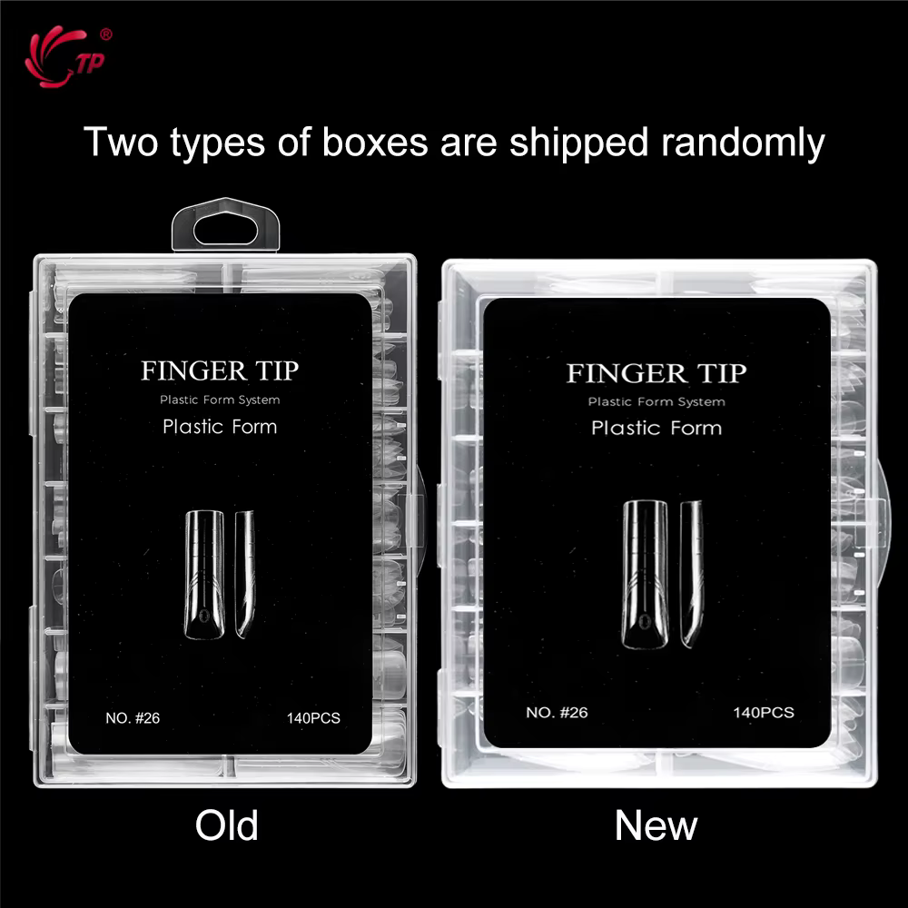 TP 70 pièces/140 pièces ongles clairs double forme couverture complète système d'extension d'ongle construction rapide