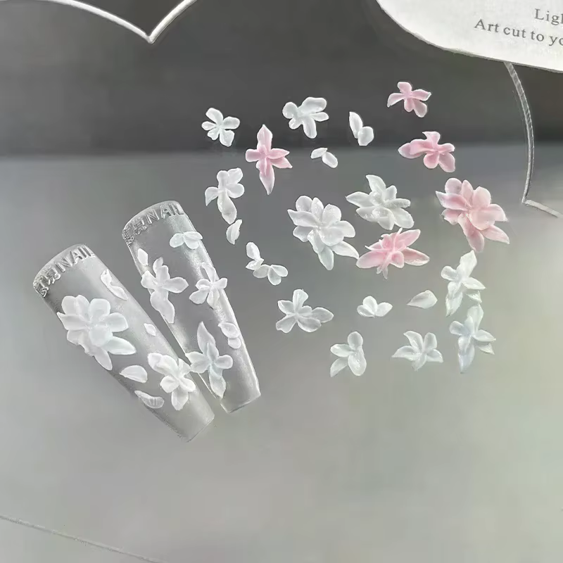 Moule à ongles 3D en silicone pour fleurs