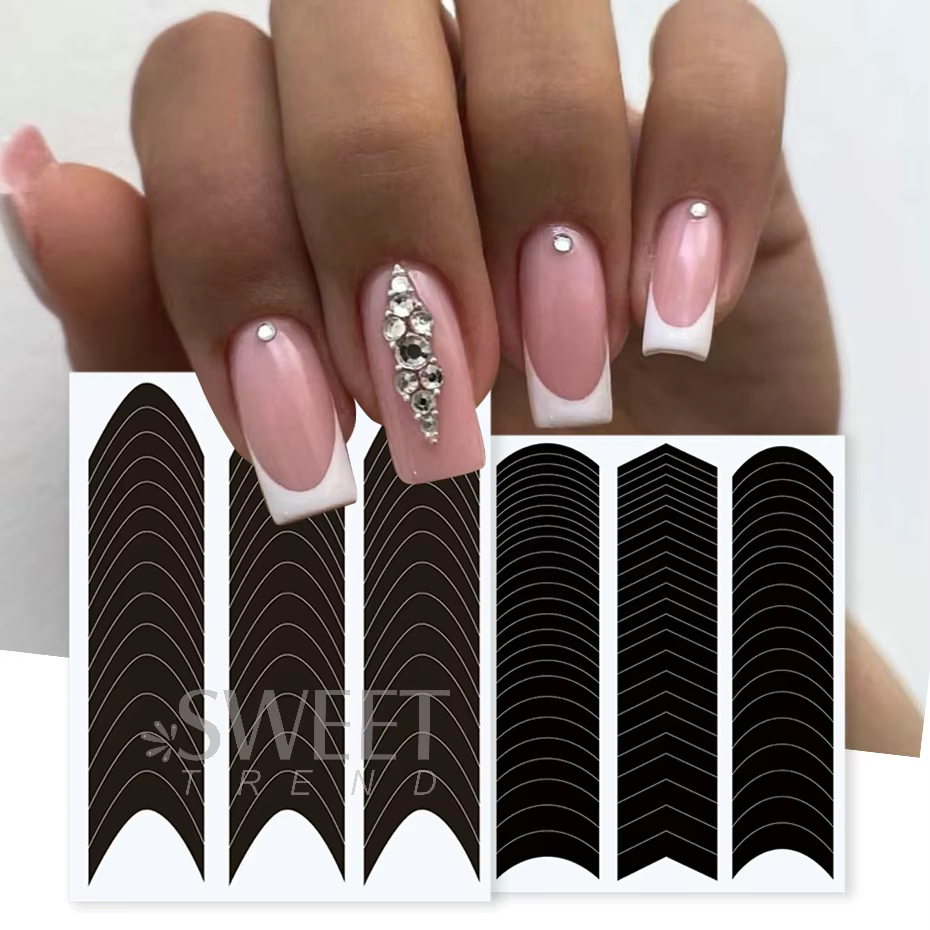 Ligne de bande française pour Nail Art