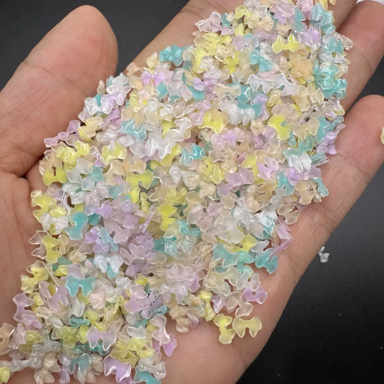 Pièces de Nail Art à nœud Transparent