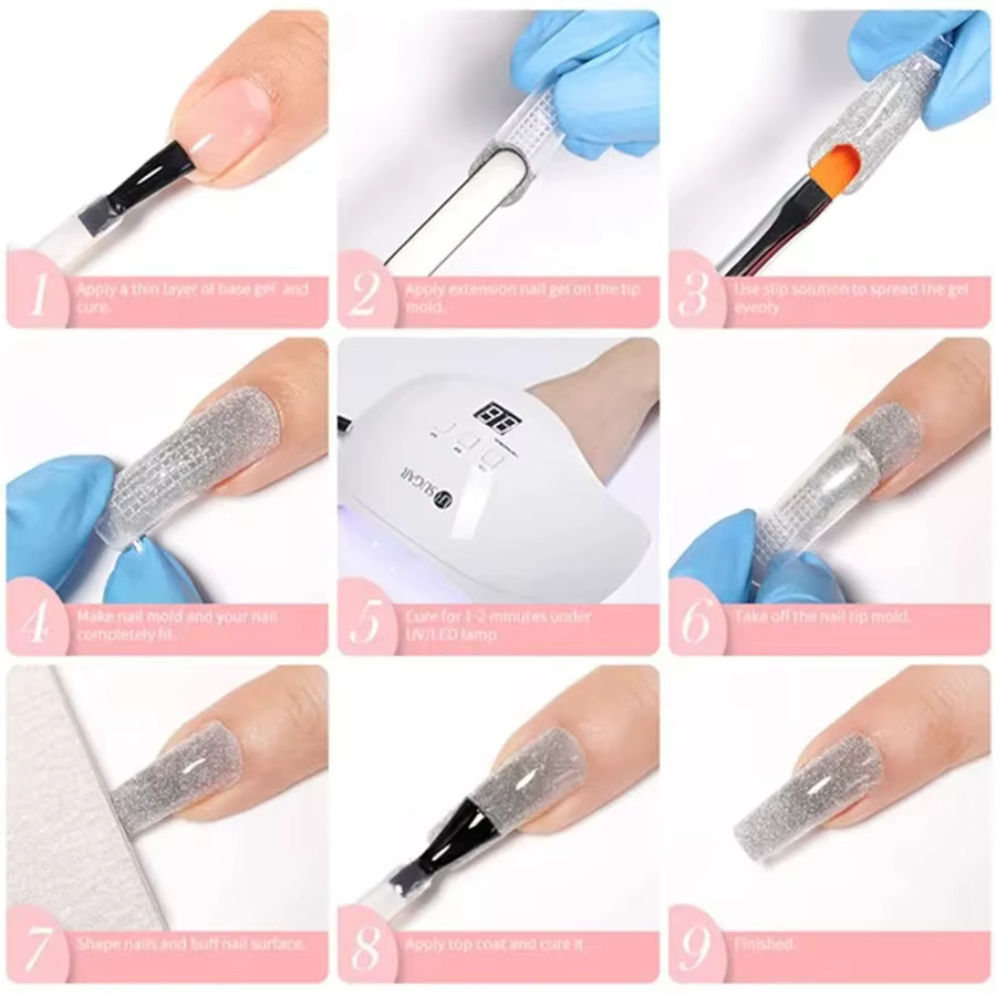 Gel allongeant les ongles à construction rapide pour protéger et renforcer