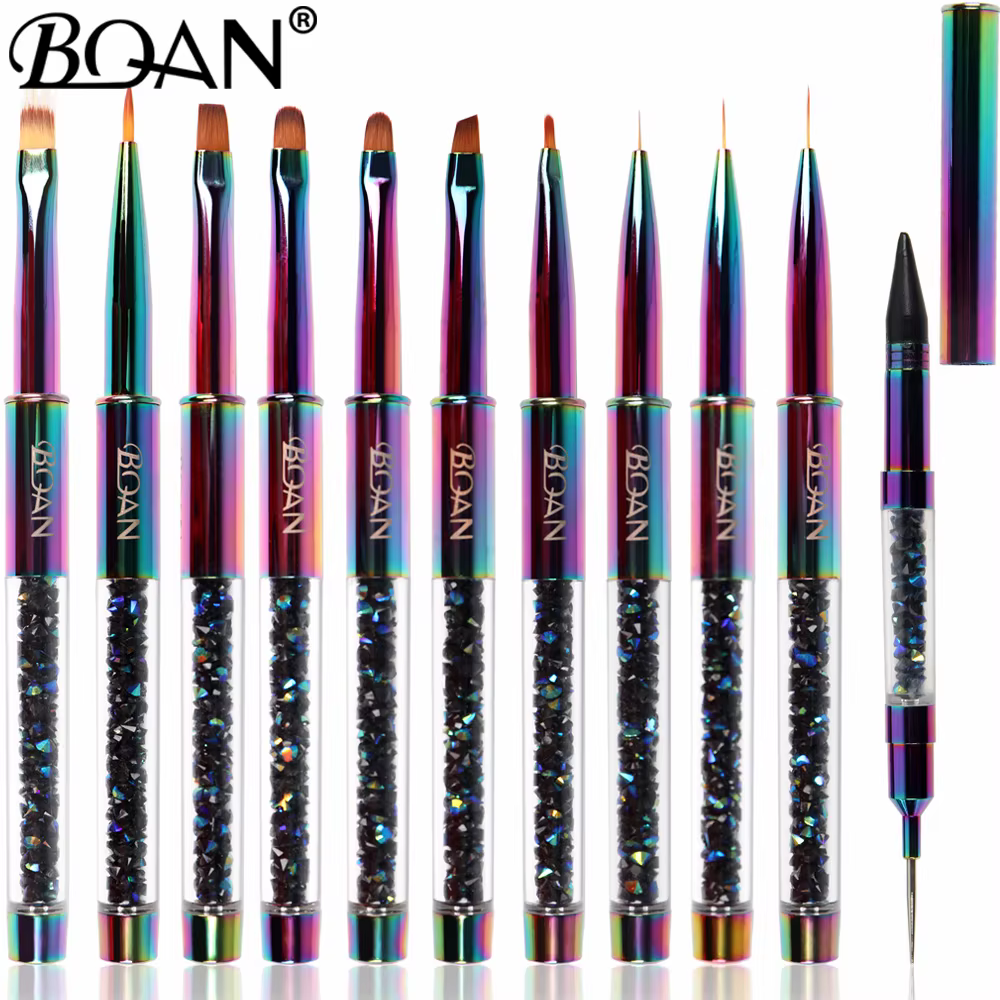 BQAN Pinceau à ongles Rainbow Liner