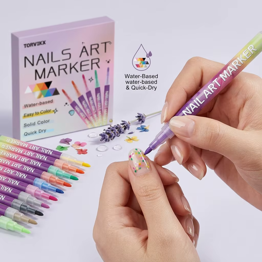 Ensemble de stylos marqueurs pour nail art