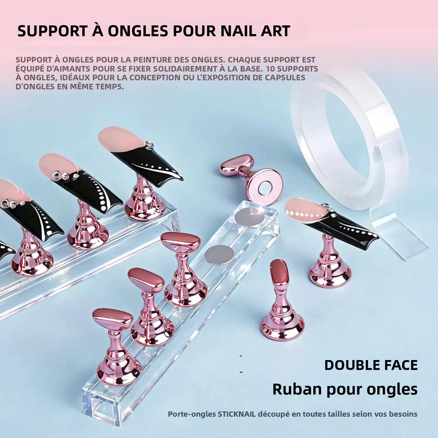 Kit de 23 outils pour nail art – Pinceaux