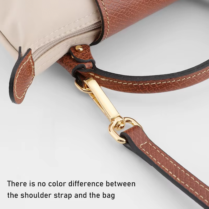Sangle de sac à bandoulière en cuir pour Longchamp Mini, sangle de sac à bandoulière marron, ceinture de sac, accessoires de remplacement durables pour sac à main