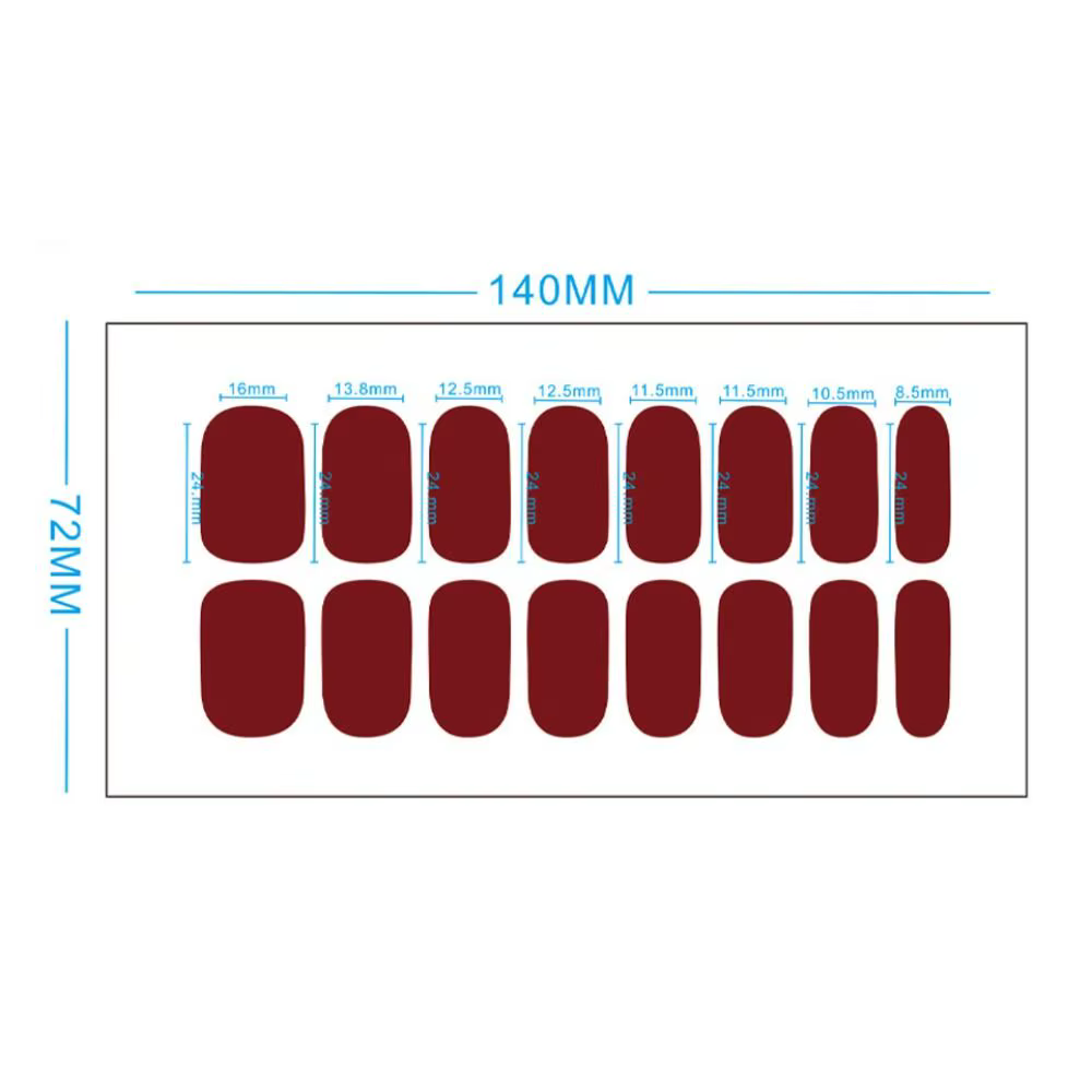 Autocollants scintillants pour ongles en gel