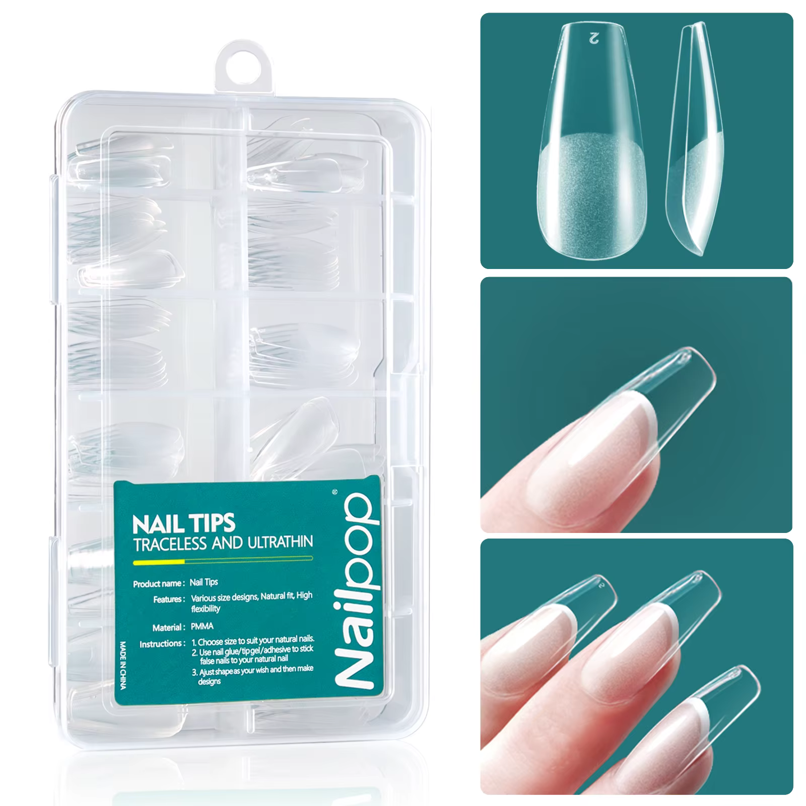 Nailpop-Faux ongles gel X