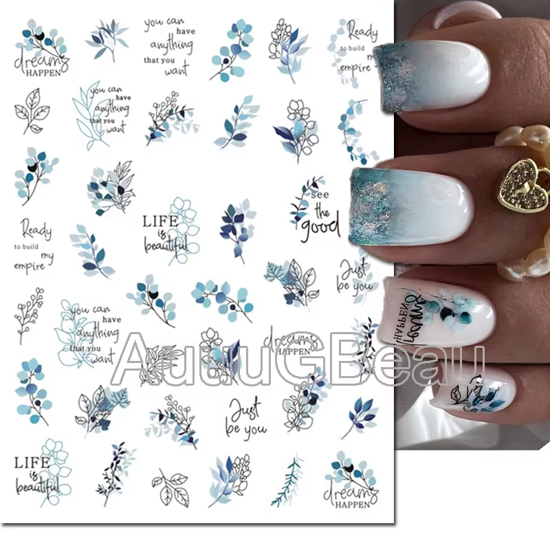 Décalcomanies 3D pour Nail Art